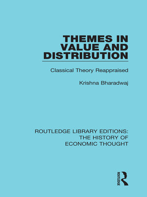 cover image of Themes in Value and Distribution